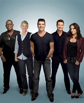 American Idol, Simon Cowell, Kara DioGuardi, Randy Jackson, Ellen Degeneres, Ryan Seacrest American Idol, Simon Cowell, Kara DioGuardi, Randy Jackson, Ellen Degeneres, Ryan Seacrest